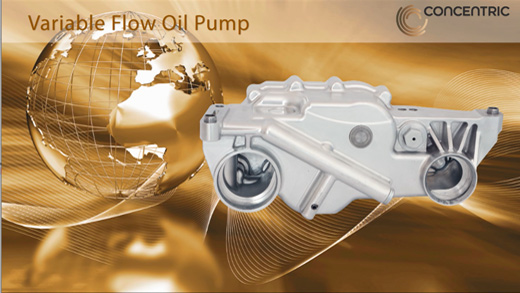 Variable Flow Gear Oil Pump